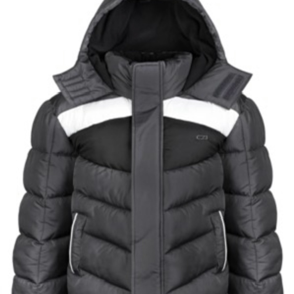 Stylish Gray Puffer Jacket for Kids